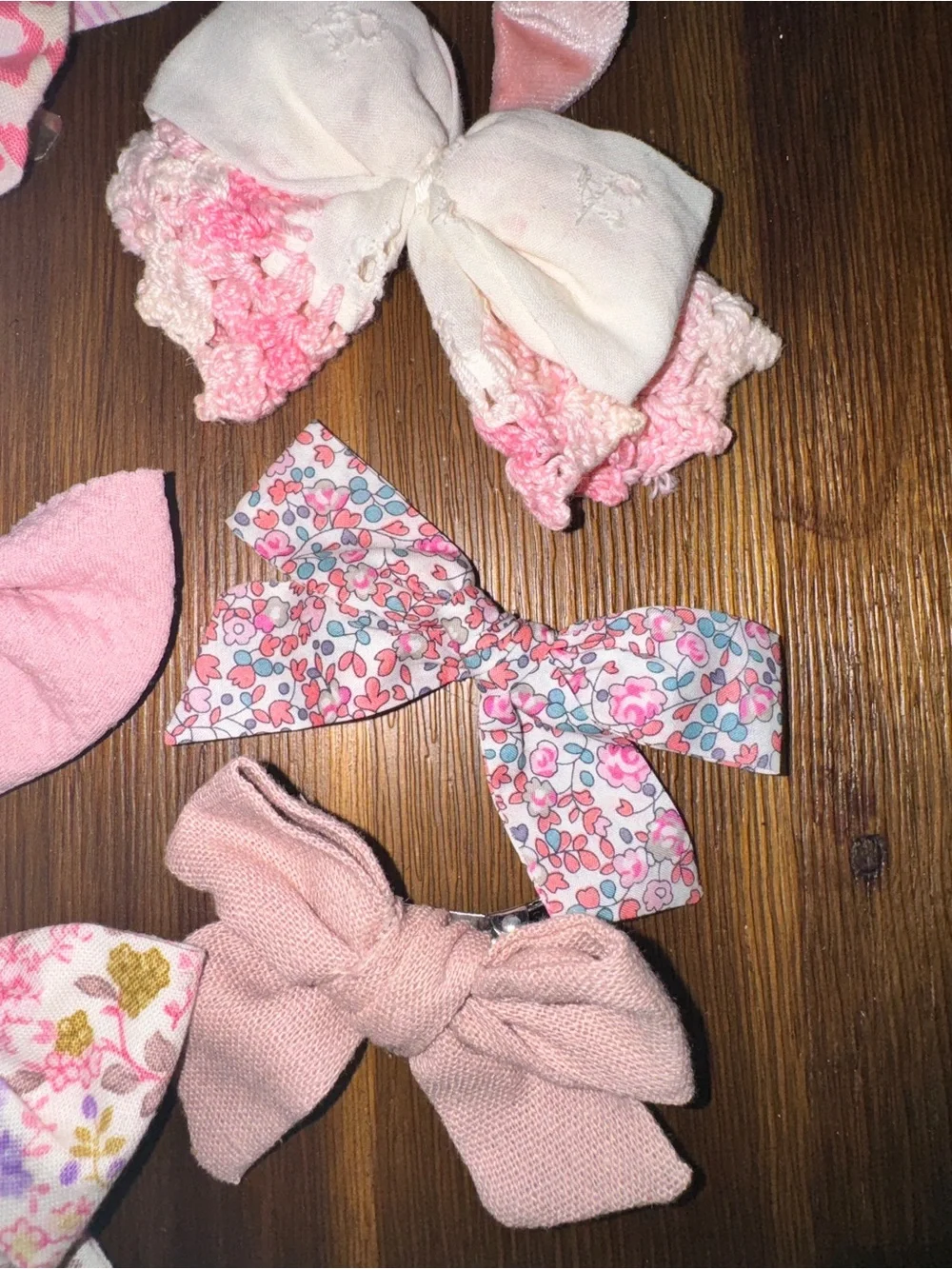 Boutique Girls Hair Bow Bundle Lot - 9 Pieces
